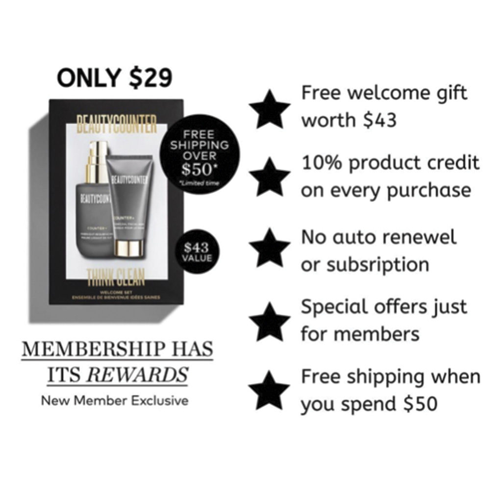 Beautycounter membership gift